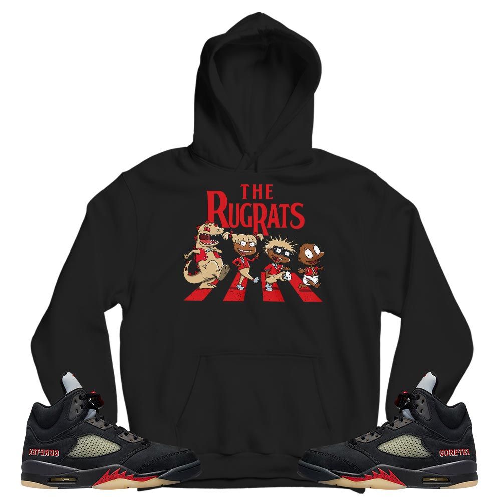The Cartoon 90s Sneaker Shirt Match Gore-Tex 5s, Jordan 5 GORE-TEX Off Noir MKO T-Shirt