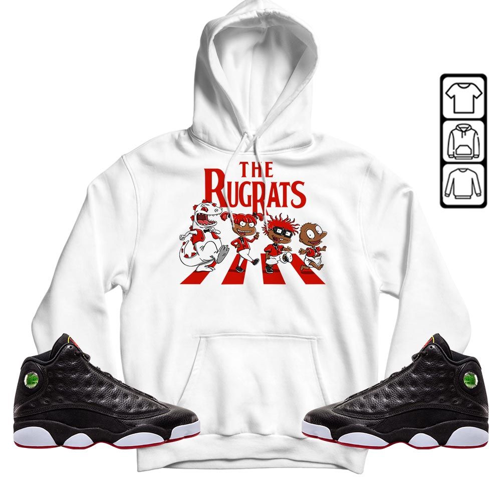 The Cartoon 90s Sneaker Shirt Match Retro Playoffs 13s, Jordan 13 Playoffs MKO T-Shirt