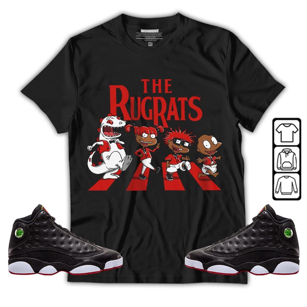 The Cartoon 90s Sneaker Shirt Match Retro Playoffs 13s, Jordan 13 Playoffs MKO T-Shirt