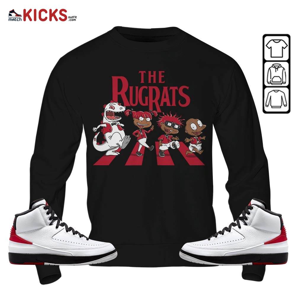 The Rugrats Sneaker Shirt Match 2 Chicago Varsity Red, Jordan Retro 2 Chicago MKO T-Shirt The Rugrats Sneaker Shirt Match 2 Chicago Varsity Red, Jordan Retro 2 Chicago MKO T-Shirt