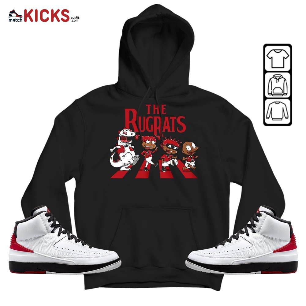 The Rugrats Sneaker Shirt Match 2 Chicago Varsity Red, Jordan Retro 2 Chicago MKO T-Shirt The Rugrats Sneaker Shirt Match 2 Chicago Varsity Red, Jordan Retro 2 Chicago MKO T-Shirt