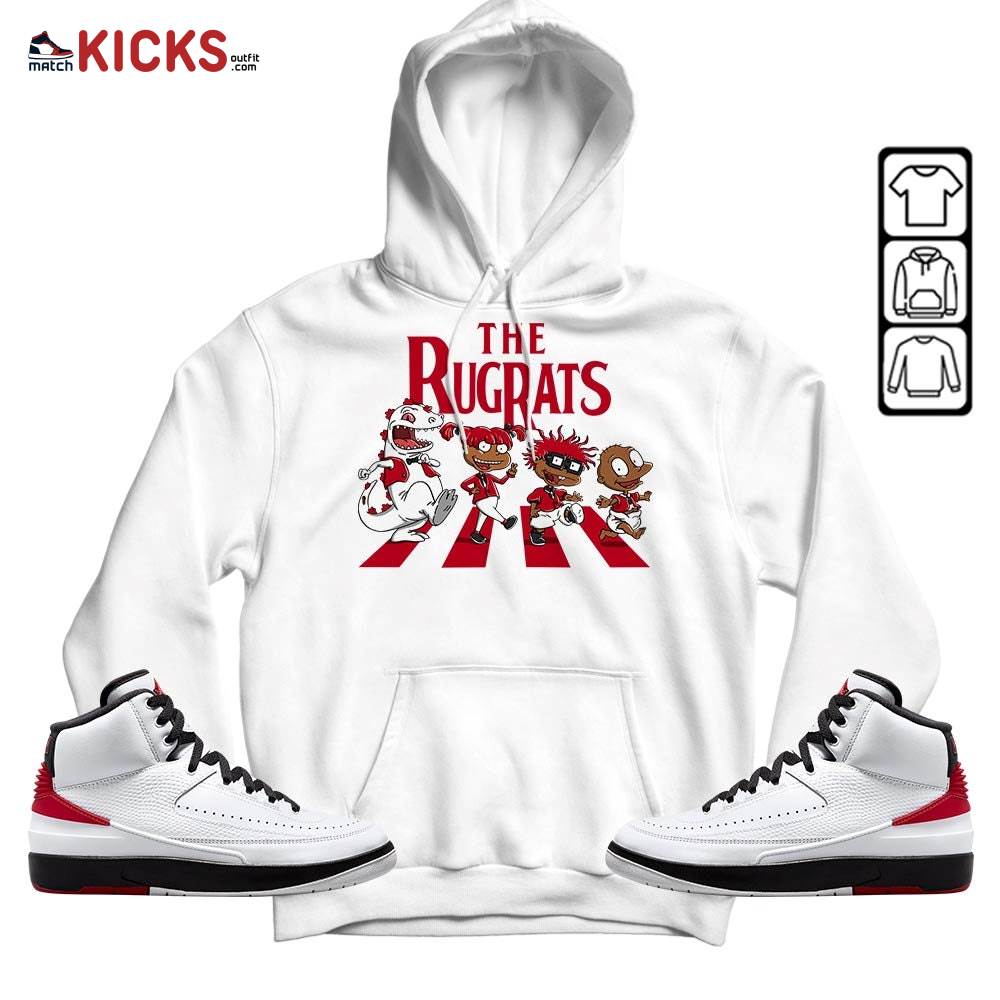 The Rugrats Sneaker Shirt Match 2 Chicago Varsity Red, Jordan Retro 2 Chicago MKO T-Shirt The Rugrats Sneaker Shirt Match 2 Chicago Varsity Red, Jordan Retro 2 Chicago MKO T-Shirt