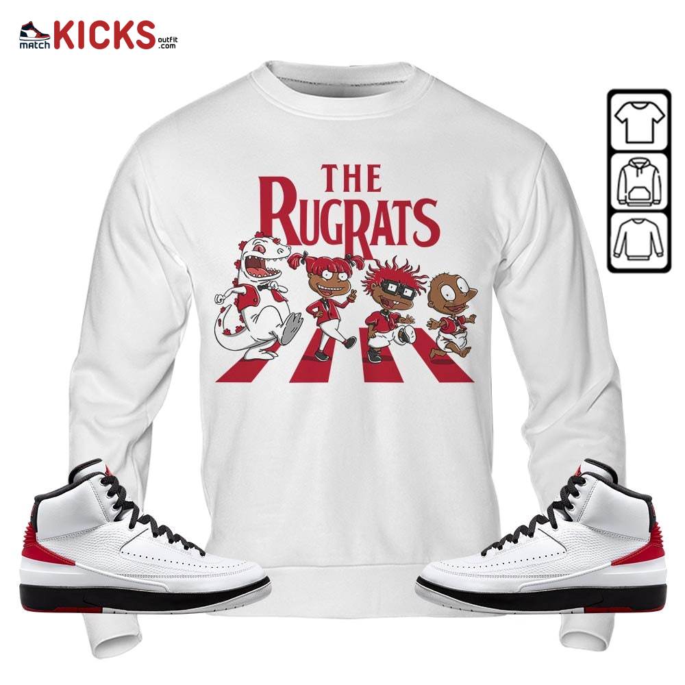 The Rugrats Sneaker Shirt Match 2 Chicago Varsity Red, Jordan Retro 2 Chicago MKO T-Shirt The Rugrats Sneaker Shirt Match 2 Chicago Varsity Red, Jordan Retro 2 Chicago MKO T-Shirt