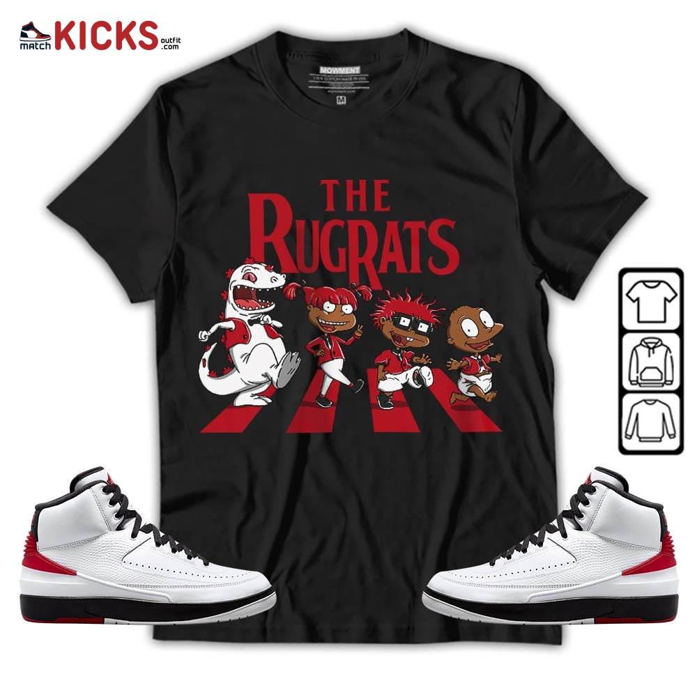 The Rugrats Sneaker Shirt Match 2 Chicago Varsity Red, Jordan Retro 2 Chicago MKO T-Shirt The Rugrats Sneaker Shirt Match 2 Chicago Varsity Red, Jordan Retro 2 Chicago MKO T-Shirt