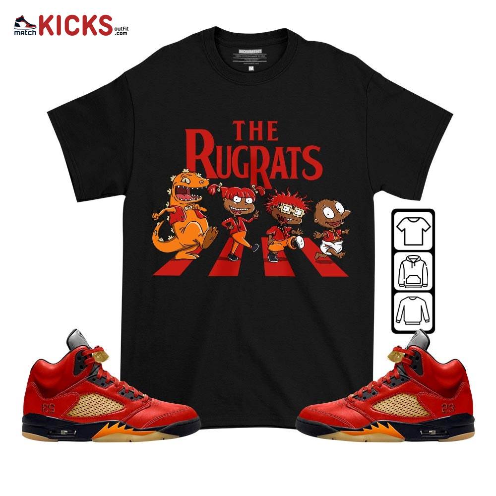 The Rugrats Sneaker Shirt Match 5 Dunk On Mars, Jordan 5 Mars For Her MKO T-Shirt