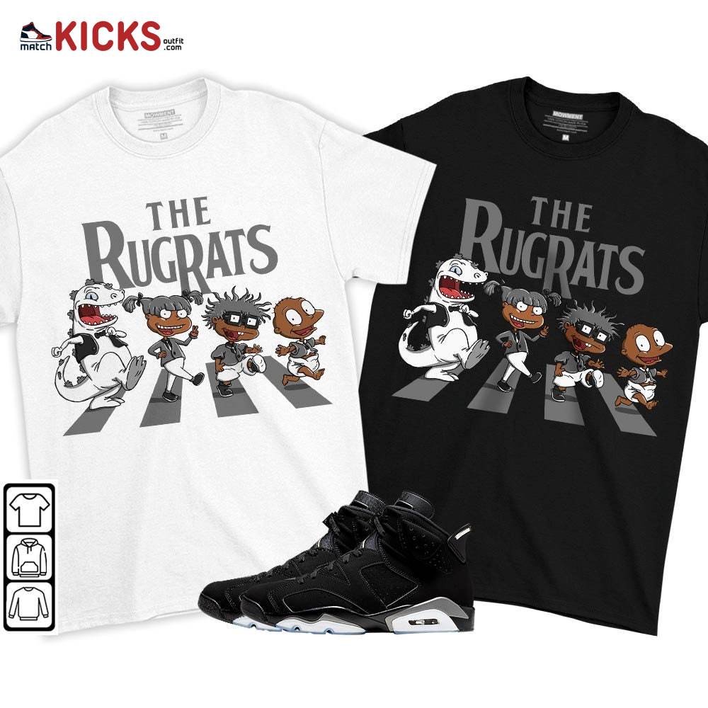 The Rugrats Sneaker Shirt Match Black Chrome 6s, Jordan 6 Black Chrome MKO T-Shirt The Rugrats Sneaker Shirt Match Black Chrome 6s, Jordan 6 Black Chrome MKO T-Shirt