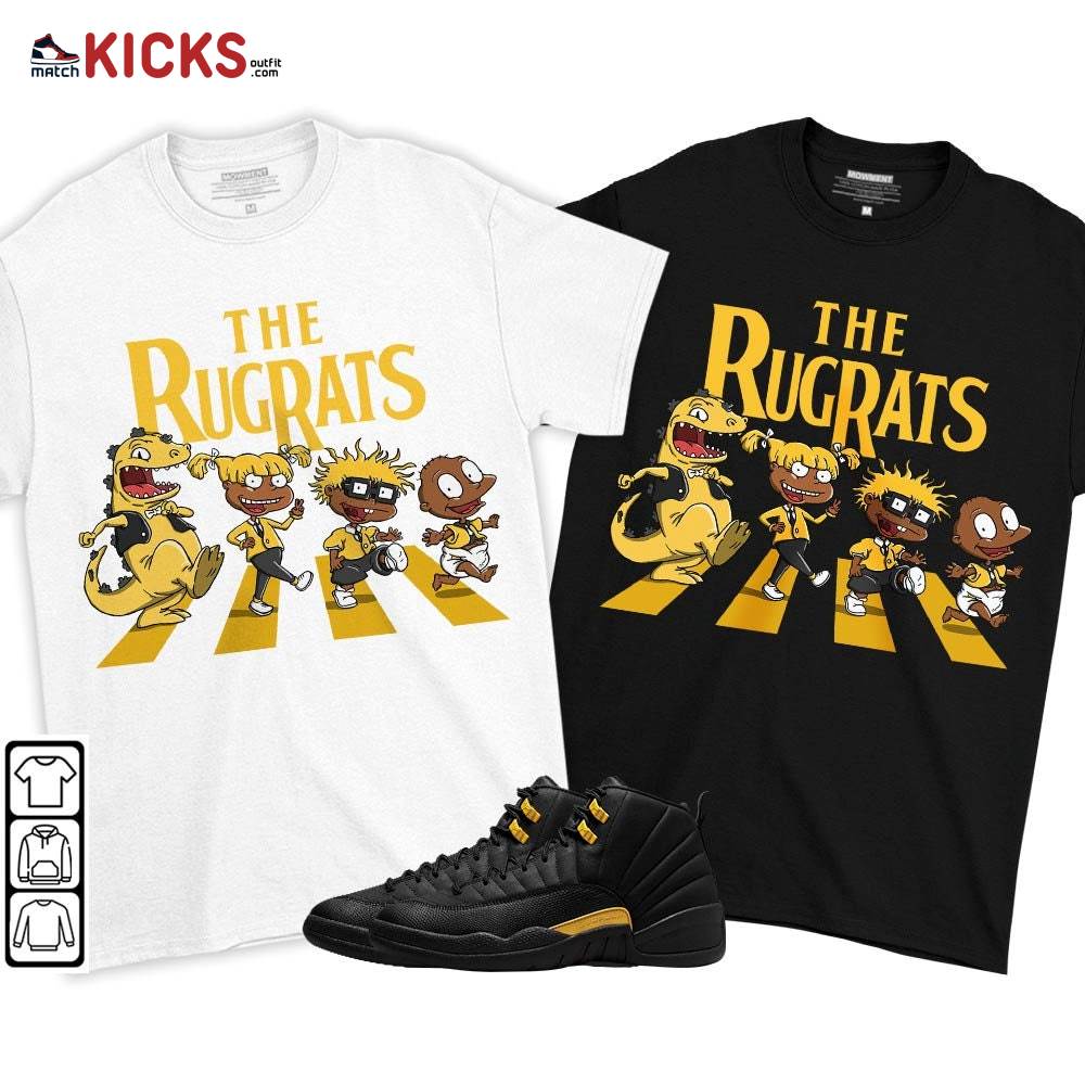 The Rugrats Sneaker Shirt Match Black Taxi 12s, Jordan 12 Retro Black Taxi MKO T-Shirt The Rugrats Sneaker Shirt Match Black Taxi 12s, Jordan 12 Retro Black Taxi MKO T-Shirt