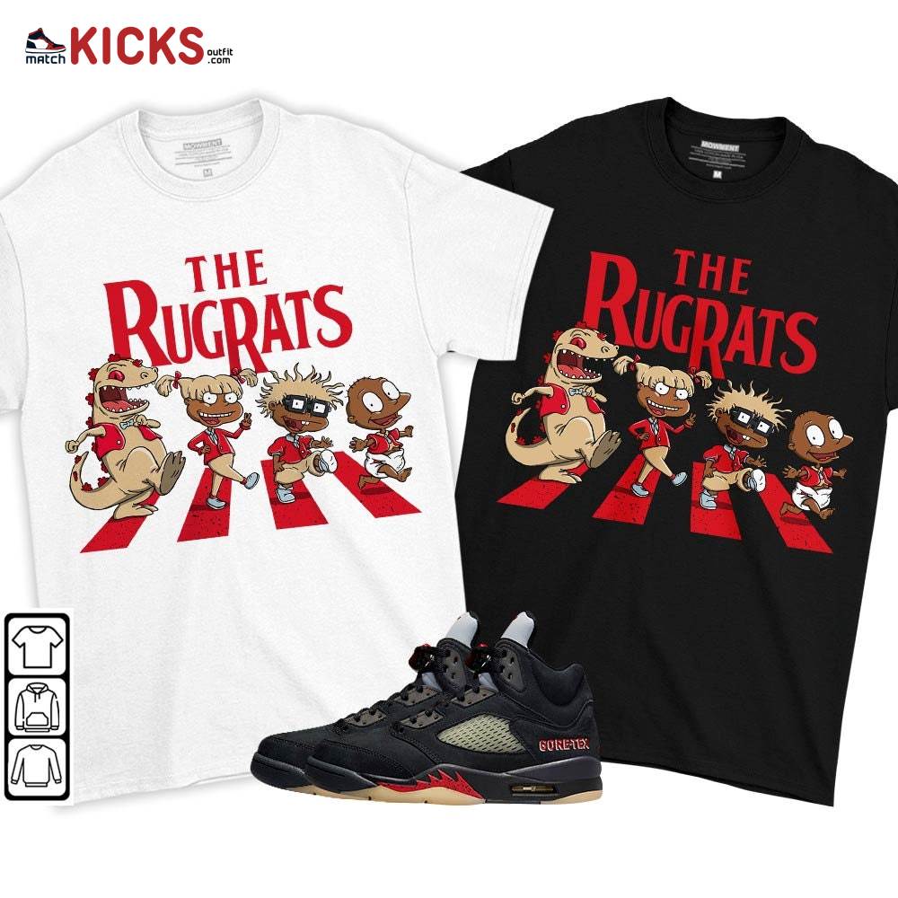 The Rugrats Sneaker Shirt Match Gore-Tex 5s, Jordan 5 GORE-TEX Off Noir MKO T-Shirt The Rugrats Sneaker Shirt Match Gore-Tex 5s, Jordan 5 GORE-TEX Off Noir MKO T-Shirt
