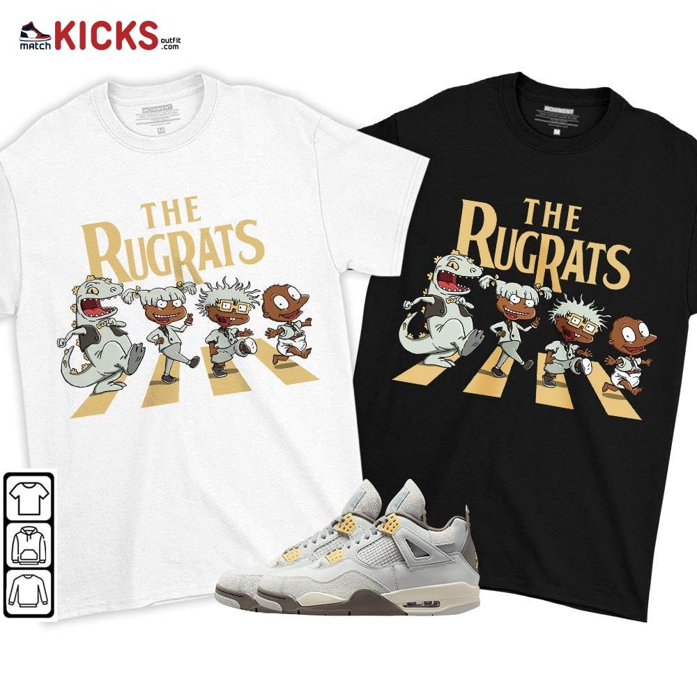 The Rugrats Sneaker Shirt Match Retro Craft 4s, Jordan 4 Craft Photon Dust MKO T-Shirt