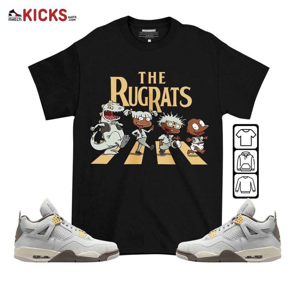 The Rugrats Sneaker Shirt Match Retro Craft 4s, Jordan 4 Craft Photon Dust MKO T-Shirt