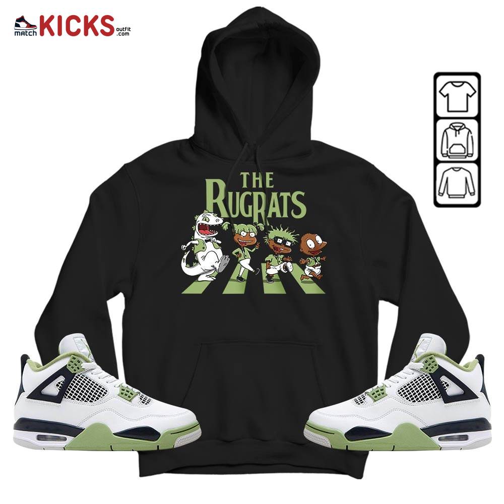 The Rugrats Sneaker Shirt Match Retro Oil Green 4s, Jordan 4 Oil Green MKO Hoodie The Rugrats Sneaker Shirt Match Retro Oil Green 4s, Jordan 4 Oil Green MKO Hoodie