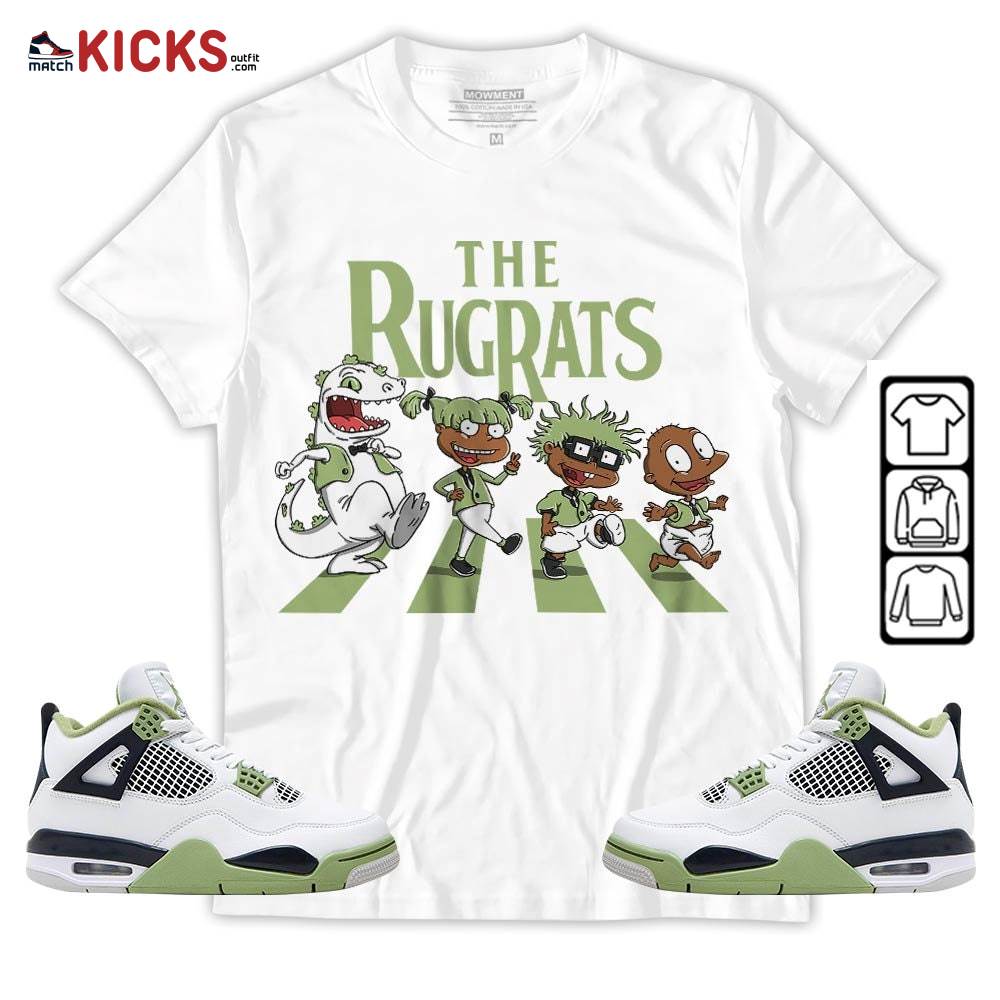 The Rugrats Sneaker Shirt Match Retro Oil Green 4s, Jordan 4 Oil Green MKO Hoodie The Rugrats Sneaker Shirt Match Retro Oil Green 4s, Jordan 4 Oil Green MKO Hoodie