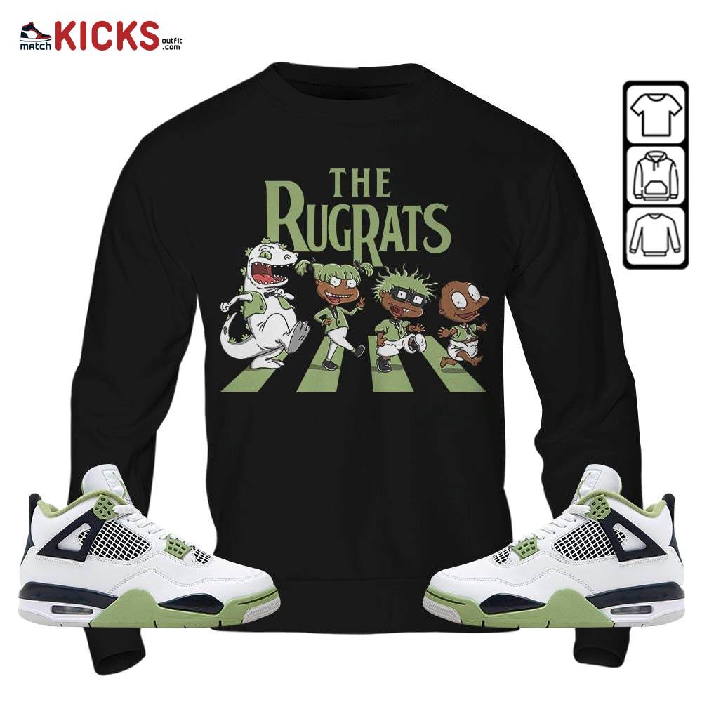 The Rugrats Sneaker Shirt Match Retro Oil Green 4s, Jordan 4 Oil Green MKO Hoodie The Rugrats Sneaker Shirt Match Retro Oil Green 4s, Jordan 4 Oil Green MKO Hoodie
