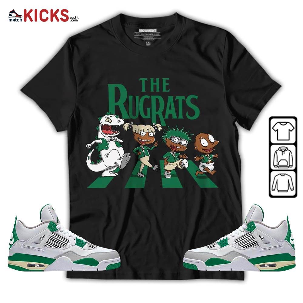 The Rugrats Sneaker Shirt Match Retro Pine Green 4s, Jordan 4 Pine Green MKO T-Shirt