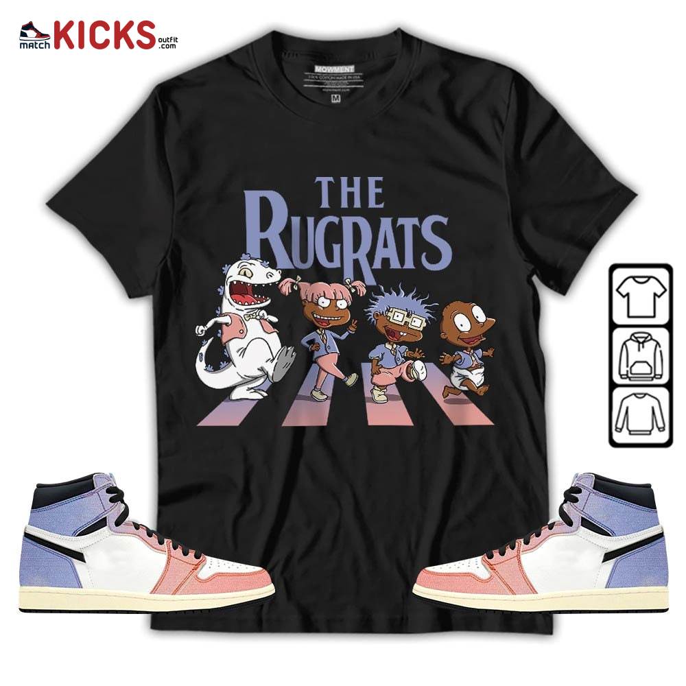 The Rugrats Sneaker Shirt Match Retro Skyline 1s, Jordan 1 High OG Skyline MKO T-Shirt