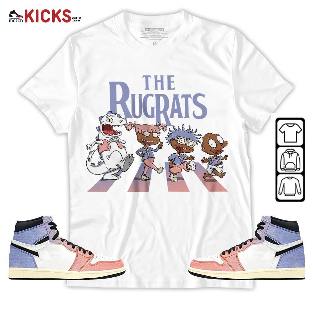 The Rugrats Sneaker Shirt Match Retro Skyline 1s, Jordan 1 High OG Skyline MKO T-Shirt