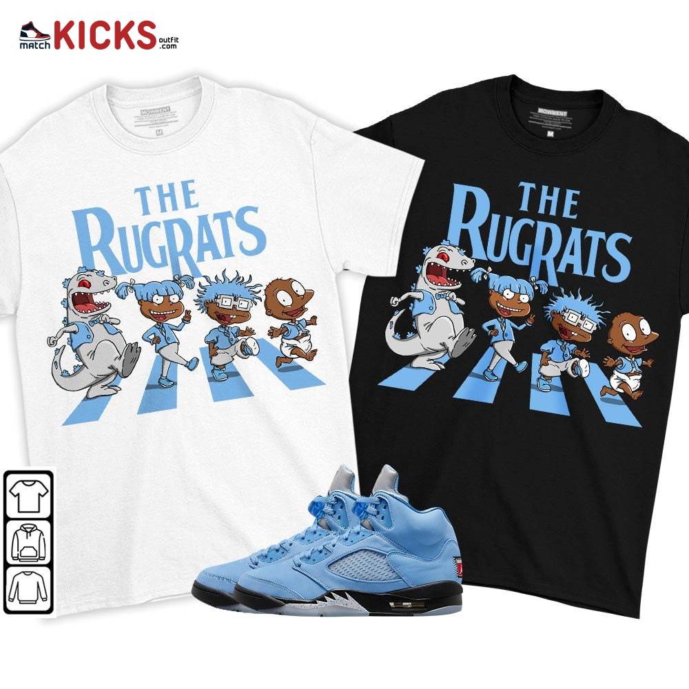 The Rugrats Sneaker Shirt Match Retro University Blue 5s, Jordan 5 University Blue MKO T-Shirt The Rugrats Sneaker Shirt Match Retro University Blue 5s, Jordan 5 University Blue MKO T-Shirt