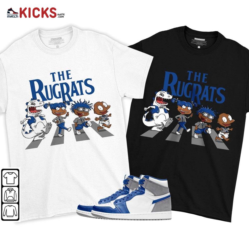 The Rugrats Sneaker Shirt Match True Blue 1s, Jordan 1 High OG True Blue MKO T-Shirt The Rugrats Sneaker Shirt Match True Blue 1s, Jordan 1 High OG True Blue MKO T-Shirt