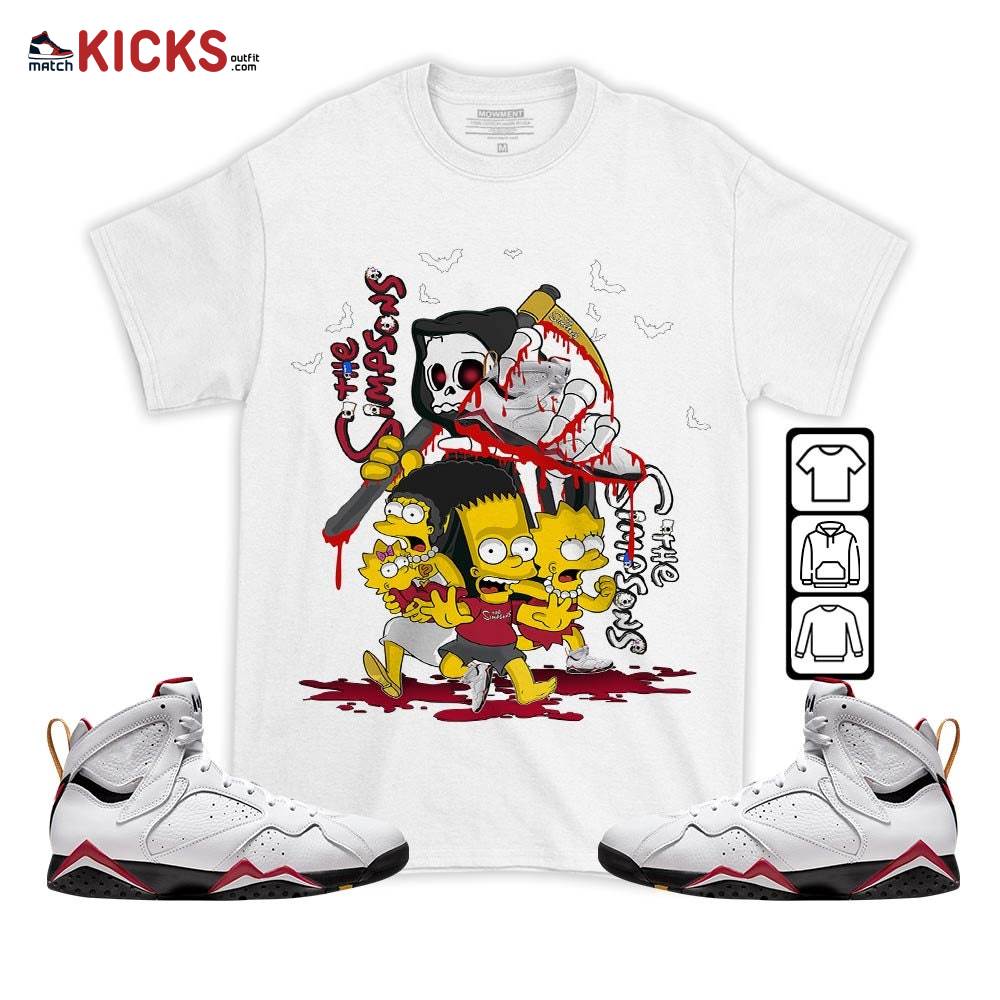 The simpson death Sneaker Shirt Match Cardinal 7s, Jordan 7 Retro Cardinal MKO T-Shirt The simpson death Sneaker Shirt Match Cardinal 7s, Jordan 7 Retro Cardinal MKO T-Shirt