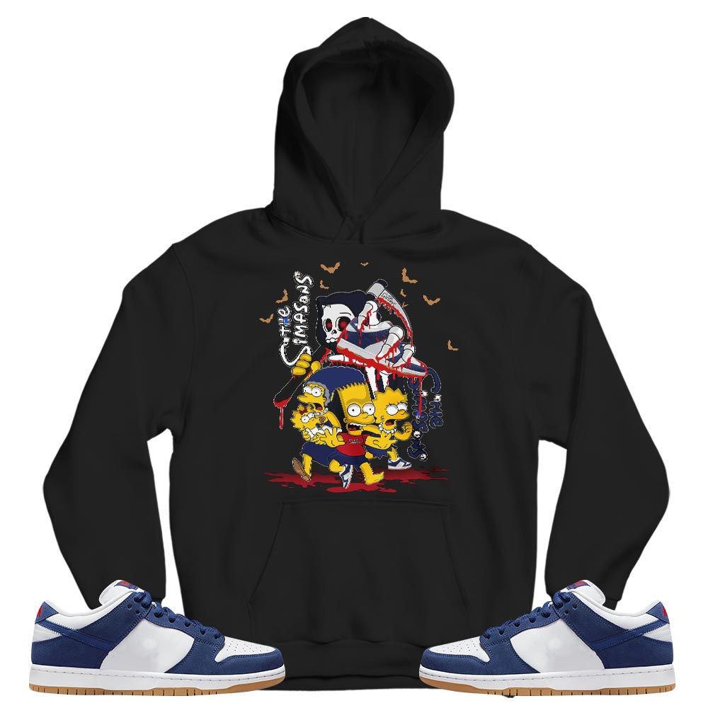 The simpson death Sneaker Shirt Match Dunk Low Dodgers, SB Dunk Low Premium Deep Royal Blue MKO T-Shirt