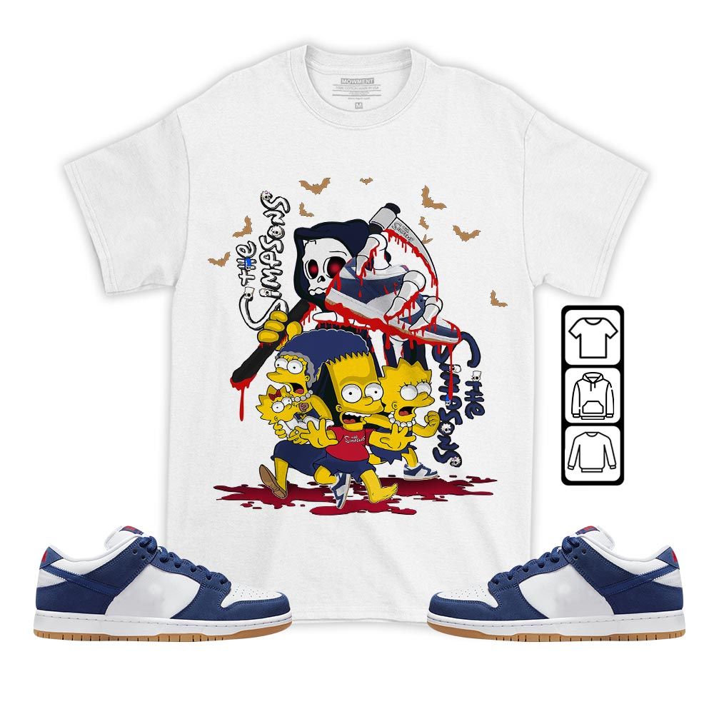 The simpson death Sneaker Shirt Match Dunk Low Dodgers, SB Dunk Low Premium Deep Royal Blue MKO T-Shirt The simpson death Sneaker Shirt Match Dunk Low Dodgers, SB Dunk Low Premium Deep Royal Blue MKO T-Shirt
