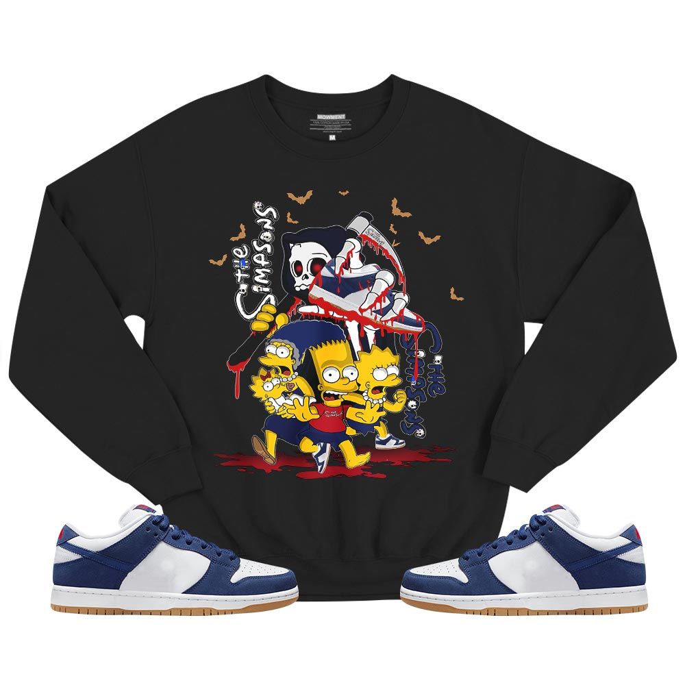 The simpson death Sneaker Shirt Match Dunk Low Dodgers, SB Dunk Low Premium Deep Royal Blue MKO T-Shirt The simpson death Sneaker Shirt Match Dunk Low Dodgers, SB Dunk Low Premium Deep Royal Blue MKO T-Shirt