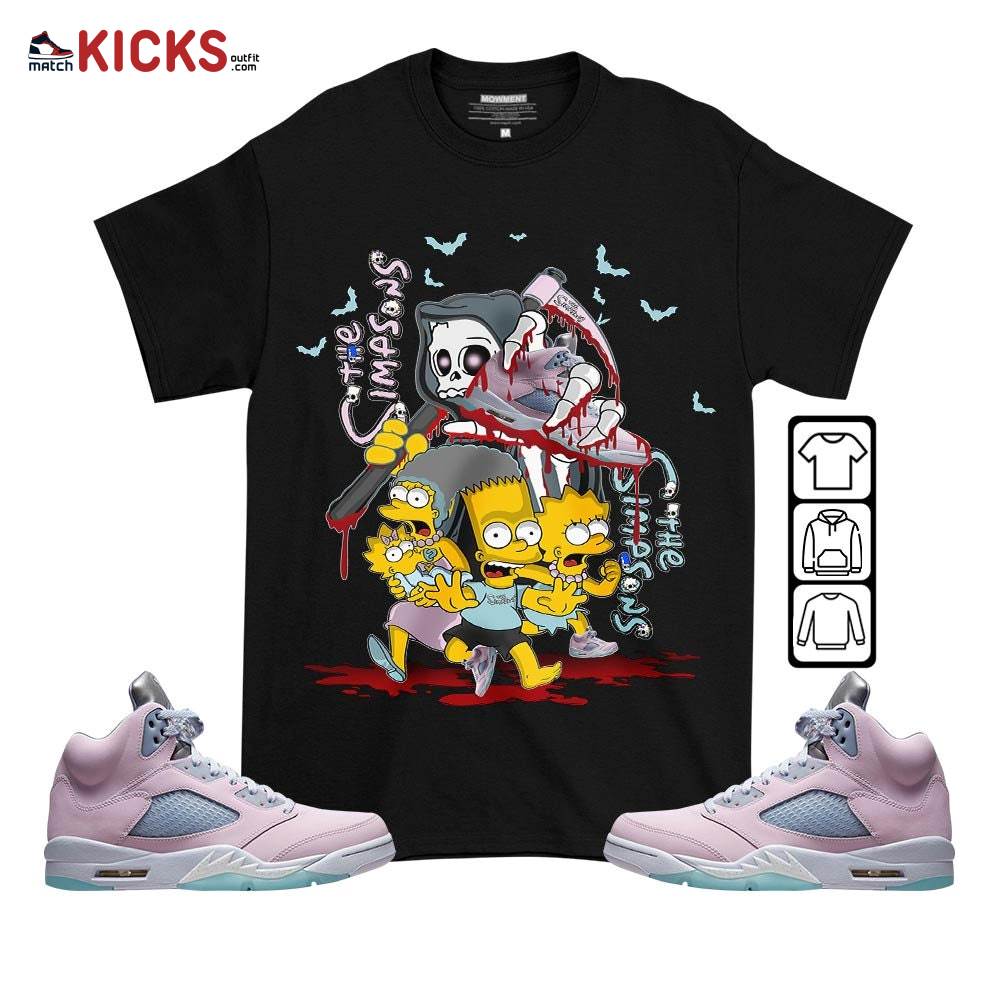 The simpson death Sneaker Shirt Match Easter 5s, Jordan 5 Retro Easter MKO T-Shirt