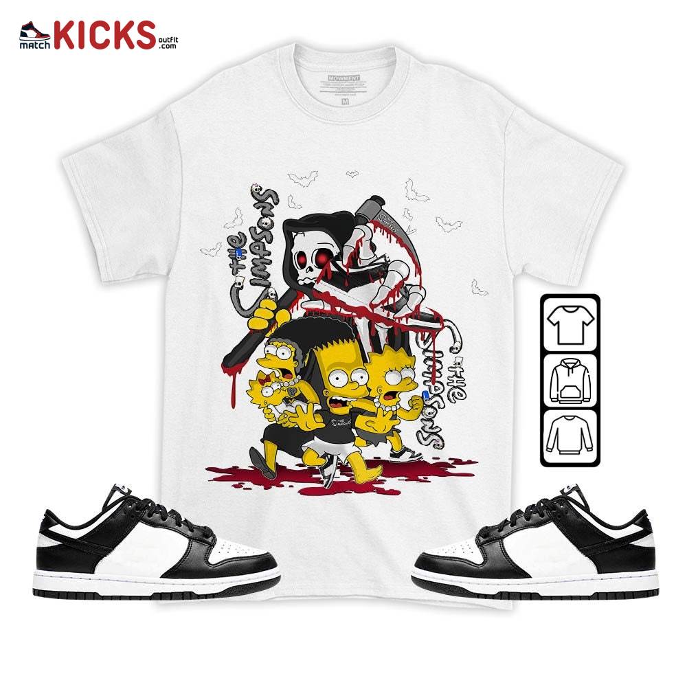 The simpson death Sneaker Shirt Match Low Panda Black White, Dunk Low Panda 2022 MKO T-Shirt The simpson death Sneaker Shirt Match Low Panda Black White, Dunk Low Panda 2022 MKO T-Shirt