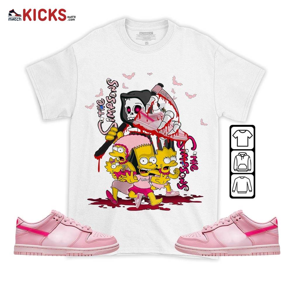 The simpson death Sneaker Shirt Match Low Triple Pink, Dunk Low Triple Pink MKO T-Shirt