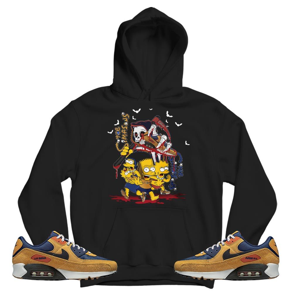 The simpson death Sneaker Shirt Match Max 90 Brown Sued, Air Max 90 Nylon Suede MKO T-Shirt