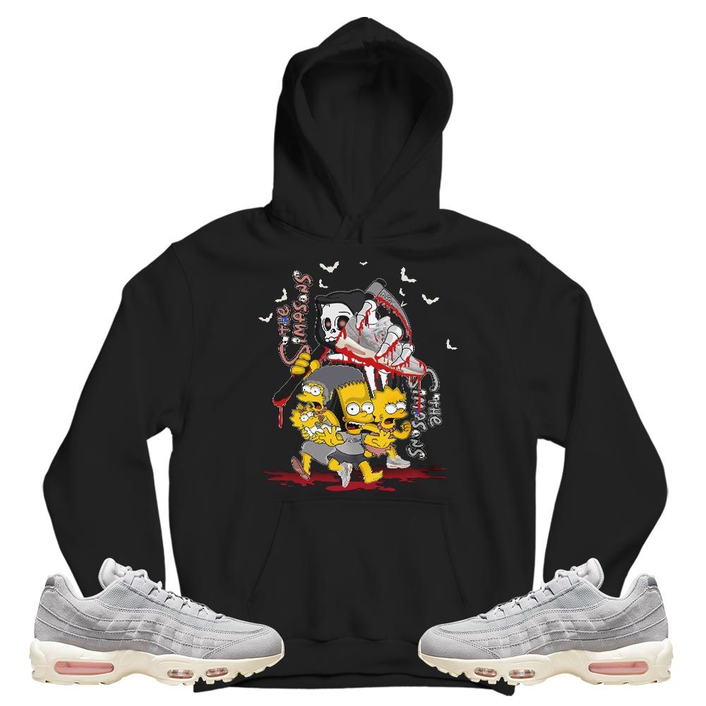 The simpson death Sneaker Shirt Match Max Grey Fog 95s, Air Max 95 Grey Fog MKO T-Shirt