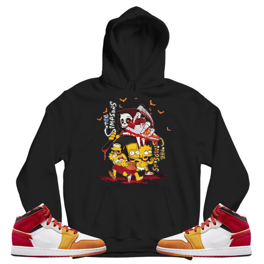 The simpson death Sneaker Shirt Match Mid Picnic 1s, Jordan 1 Mid Picnic MKO T-Shirt