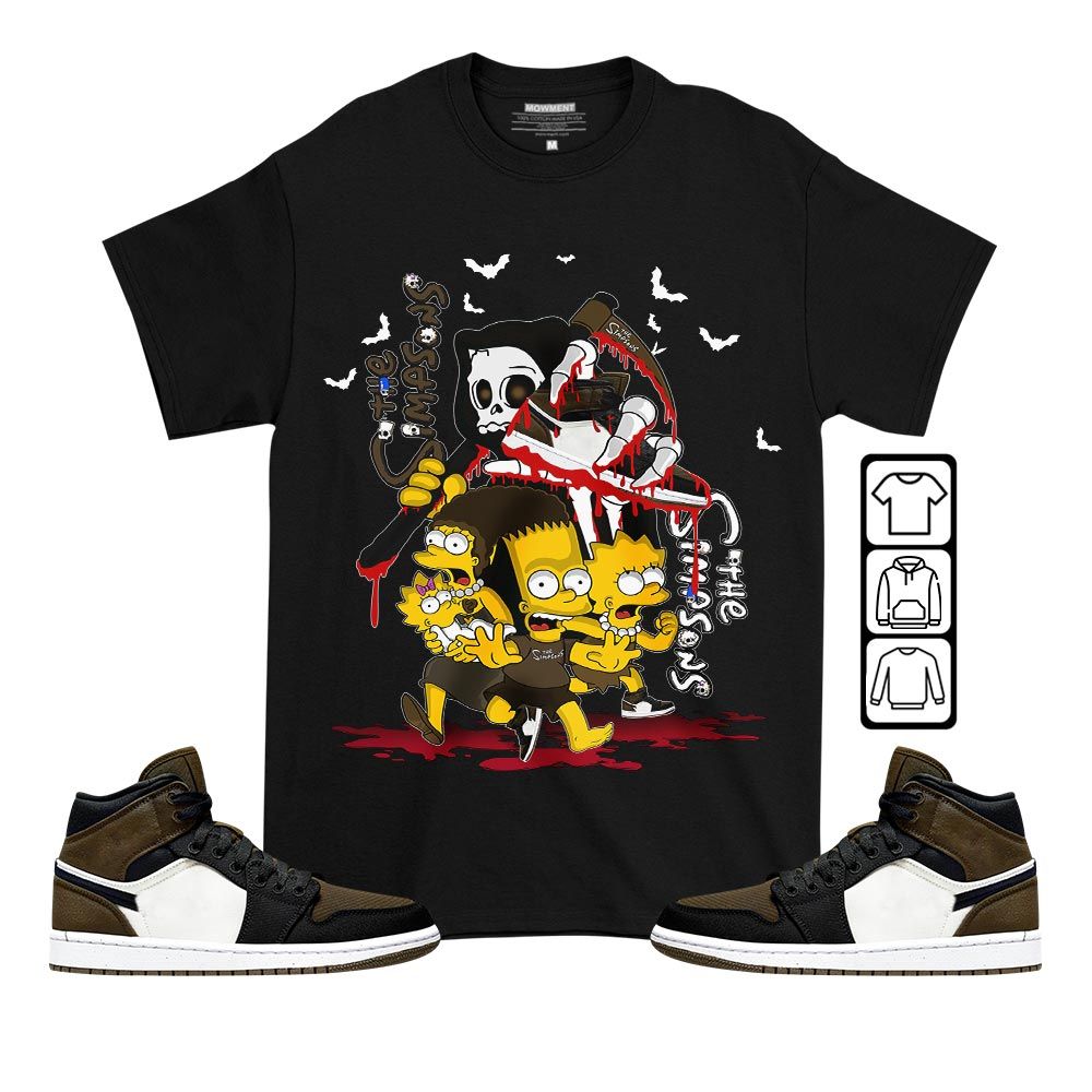 The simpson death Sneaker Shirt Match Mid SE Olive Toe 1s, Jordan 1 Mid SE Olive Toe MKO T-Shirt The simpson death Sneaker Shirt Match Mid SE Olive Toe 1s, Jordan 1 Mid SE Olive Toe MKO T-Shirt