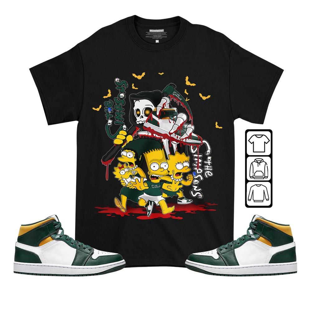 The simpson death Sneaker Shirt Match Mid Sonics 1s, Jordan 1 Mid Sonics Noble Green Pollen MKO T-Shirt The simpson death Sneaker Shirt Match Mid Sonics 1s, Jordan 1 Mid Sonics Noble Green Pollen MKO T-Shirt