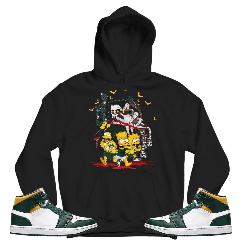 The simpson death Sneaker Shirt Match Mid Sonics 1s, Jordan 1 Mid Sonics Noble Green Pollen MKO T-Shirt