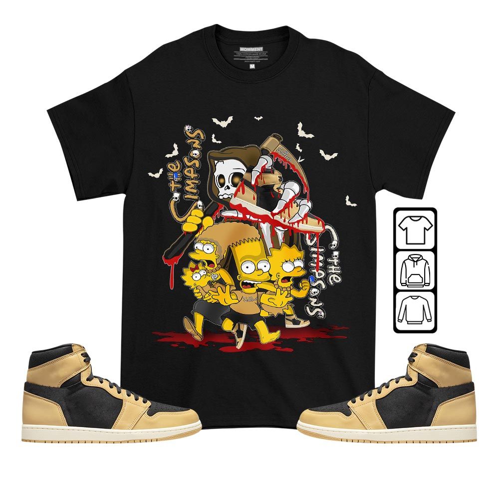 The simpson death Sneaker Shirt Match OG Heirloom 1s, Jordan 1 Retro High OG Heirloom MKO T-Shirt The simpson death Sneaker Shirt Match OG Heirloom 1s, Jordan 1 Retro High OG Heirloom MKO T-Shirt