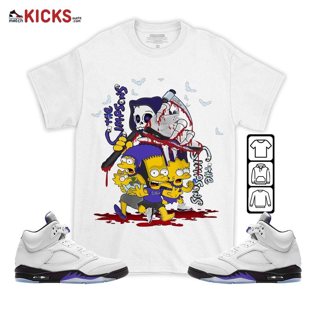 The simpson death Sneaker Shirt Match Retro Concord 5s, Jordan 5 Retro Concord MKO T-Shirt The simpson death Sneaker Shirt Match Retro Concord 5s, Jordan 5 Retro Concord MKO T-Shirt
