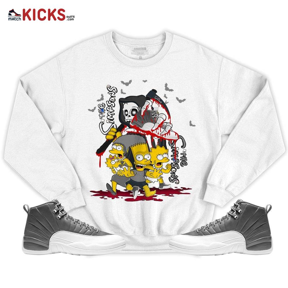 The simpson death Sneaker Shirt Match Retro Stealth 12s, Jordan 12 Retro Stealth MKO T-Shirt The simpson death Sneaker Shirt Match Retro Stealth 12s, Jordan 12 Retro Stealth MKO T-Shirt