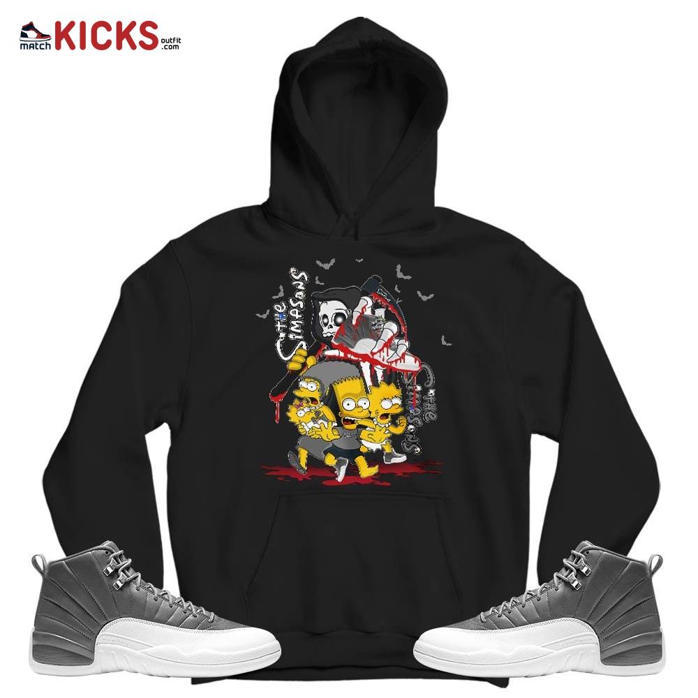 The simpson death Sneaker Shirt Match Retro Stealth 12s, Jordan 12 Retro Stealth MKO T-Shirt The simpson death Sneaker Shirt Match Retro Stealth 12s, Jordan 12 Retro Stealth MKO T-Shirt