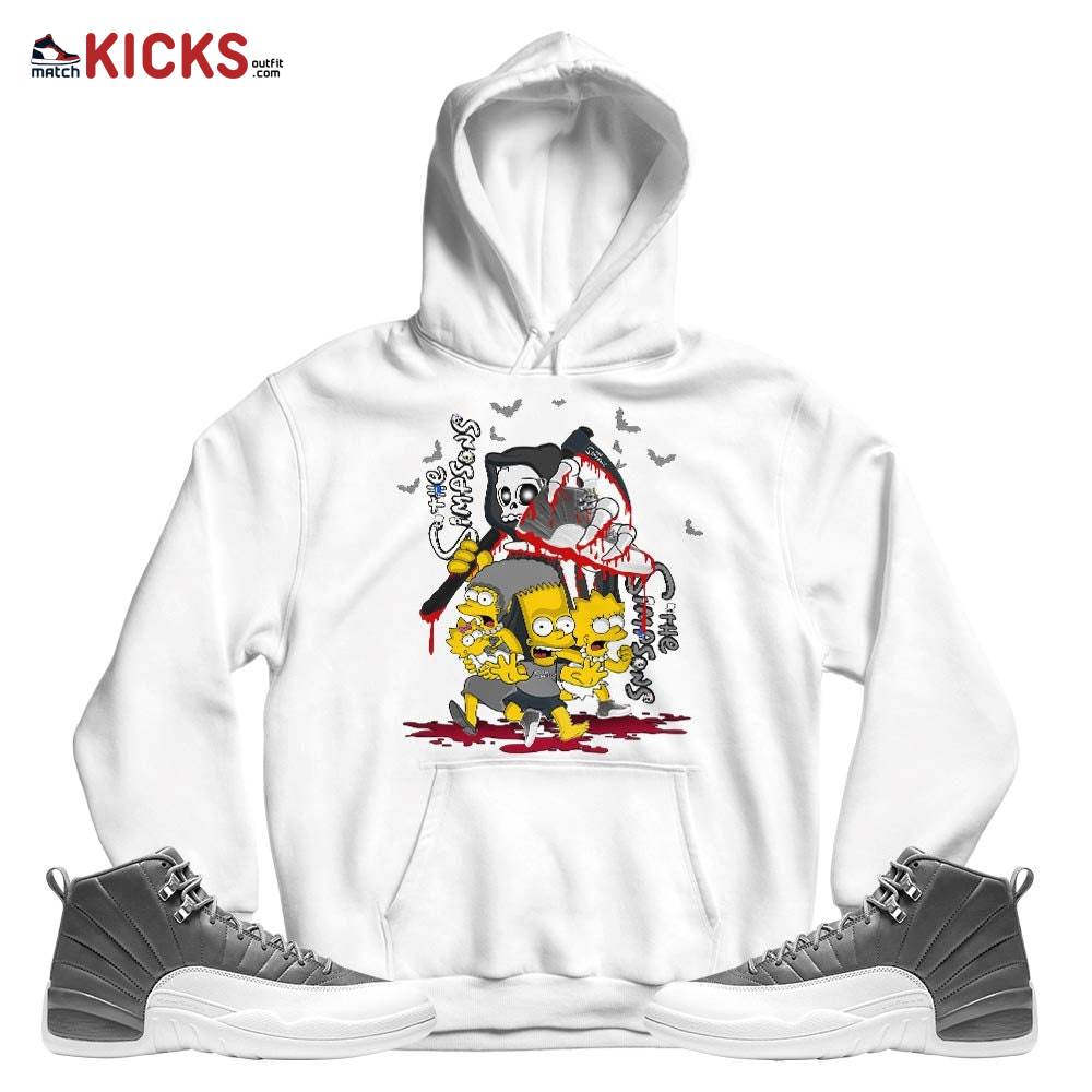 The simpson death Sneaker Shirt Match Retro Stealth 12s, Jordan 12 Retro Stealth MKO T-Shirt The simpson death Sneaker Shirt Match Retro Stealth 12s, Jordan 12 Retro Stealth MKO T-Shirt