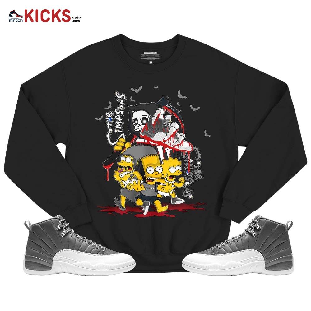 The simpson death Sneaker Shirt Match Retro Stealth 12s, Jordan 12 Retro Stealth MKO T-Shirt The simpson death Sneaker Shirt Match Retro Stealth 12s, Jordan 12 Retro Stealth MKO T-Shirt