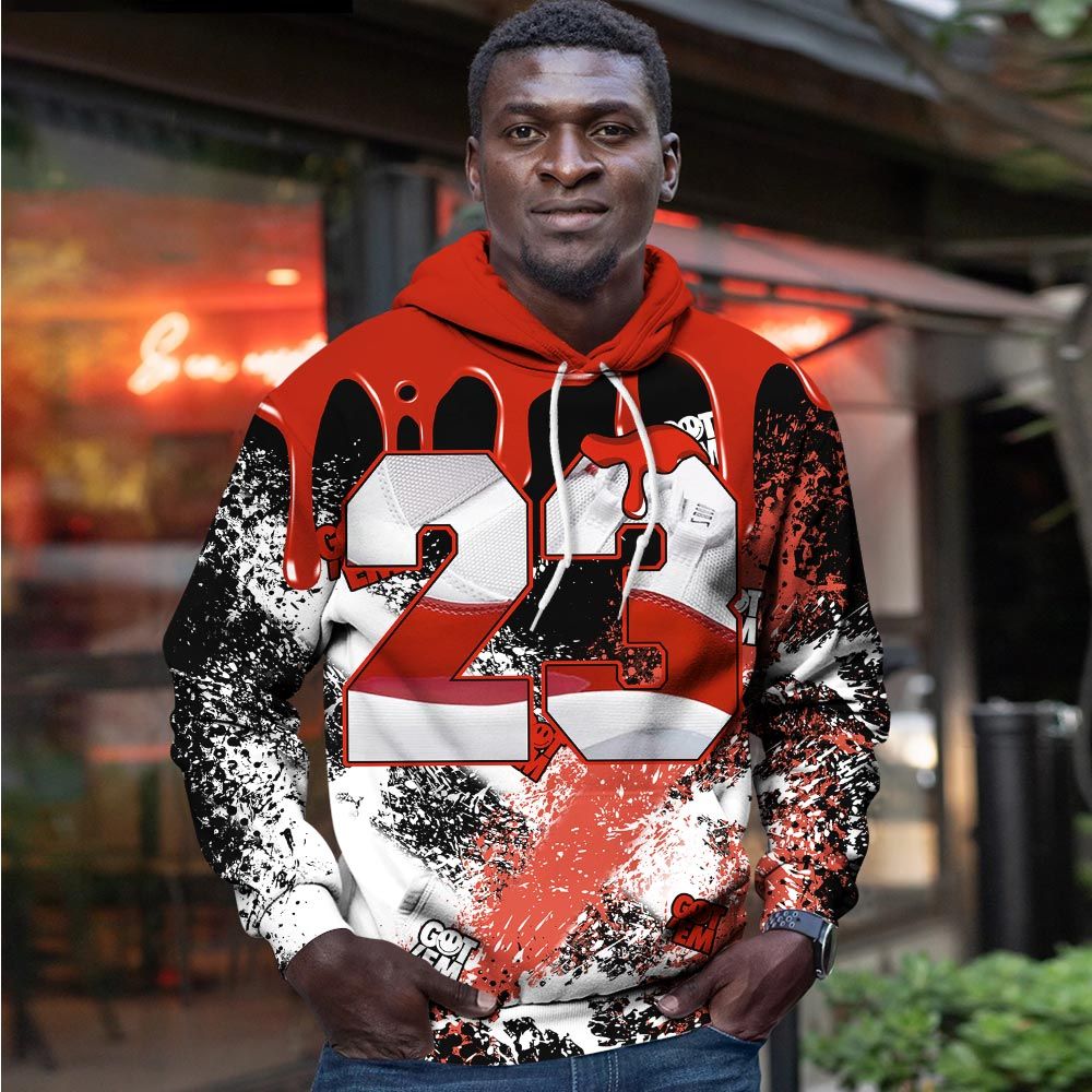 Tiedye Design Number 23 Drip Shoes Sneaker Shirt Match Cherry 11S, Jordan 11 Retro Cherry Hoodie Sweatshirt Tee All Over Print MKO Shirt Tiedye Design Number 23 Drip Shoes Sneaker Shirt Match Cherry 11S, Jordan 11 Retro Cherry Hoodie Sweatshirt Tee All Over Print MKO Shirt