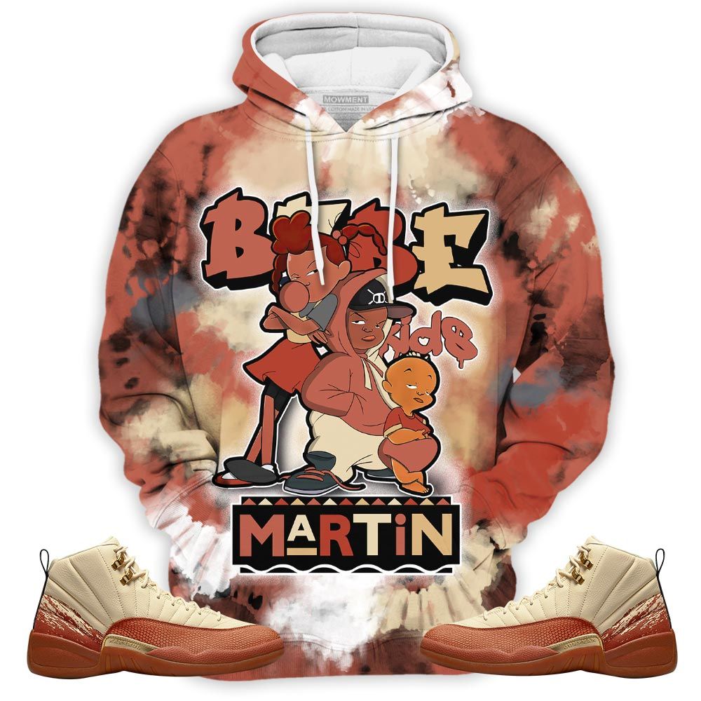 Tiedye Martin Babes Kids 90S Sneaker Shirt Match Eastside Golf 12S, Jordan 12 Retro Eastside Golf Hoodie Sweatshirt Tee All Over Print MKO Shirt