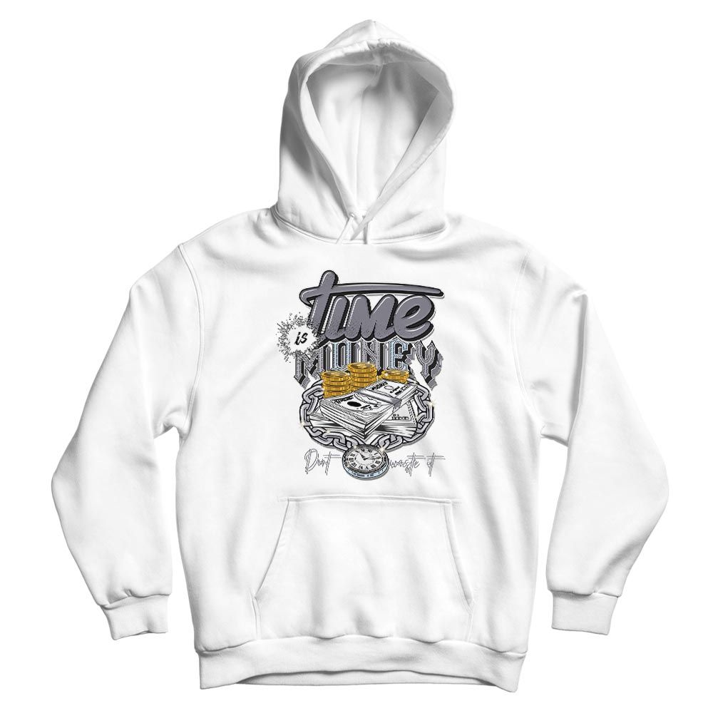 Time is Money Sneaker Shirt Match Cement Grey 11s, Jordan 11 Low Cement Grey MKO T-Shirt Time is Money Sneaker Shirt Match Cement Grey 11s, Jordan 11 Low Cement Grey MKO T-Shirt