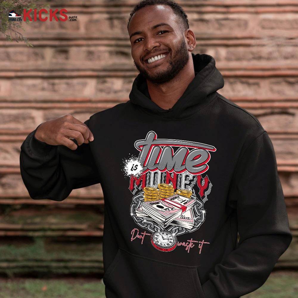 Time is Money Sneaker Shirt Match Fire Red 9s, Jordan 9 Retro Fire Red MKO T-Shirt Time is Money Sneaker Shirt Match Fire Red 9s, Jordan 9 Retro Fire Red MKO T-Shirt