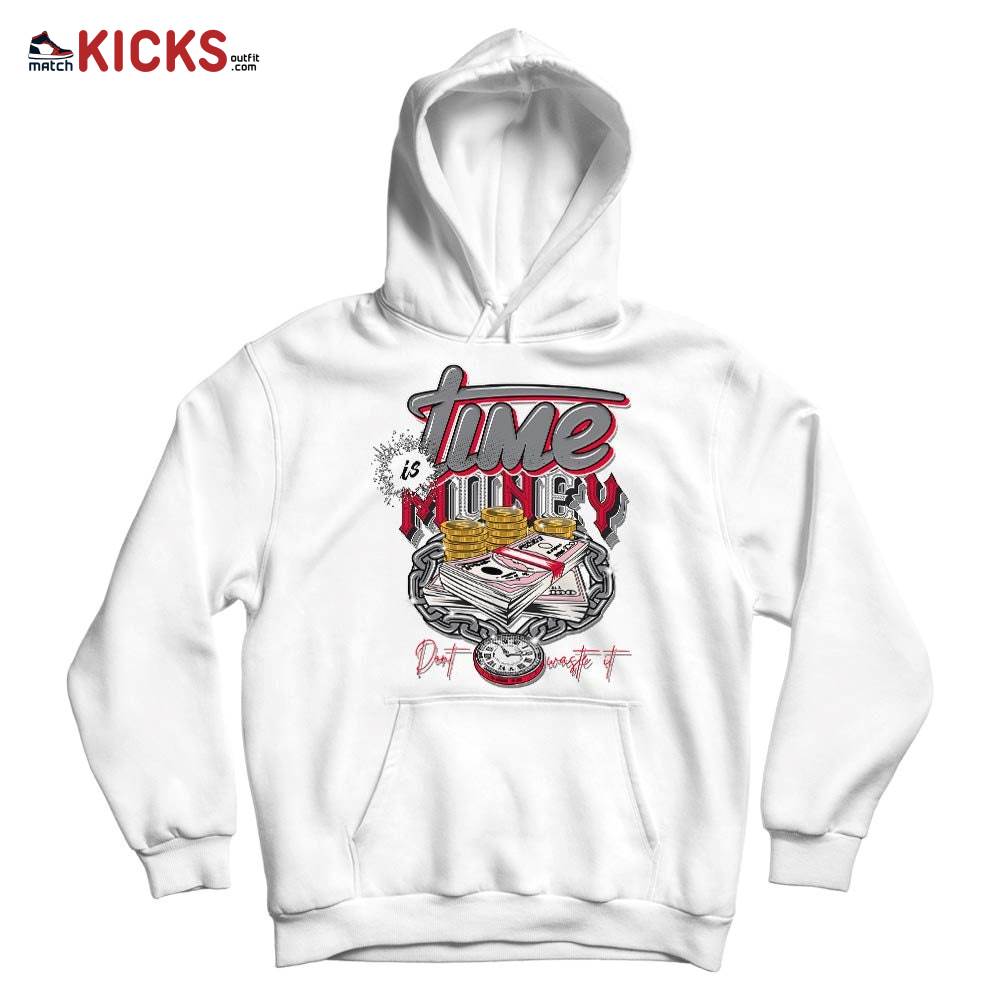 Time is Money Sneaker Shirt Match Fire Red 9s, Jordan 9 Retro Fire Red MKO T-Shirt Time is Money Sneaker Shirt Match Fire Red 9s, Jordan 9 Retro Fire Red MKO T-Shirt