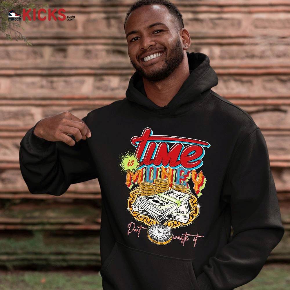 Time is Money Sneaker Shirt Match Fruity Pebbles Shoes, Dunk Low Fruity Pebbles MKO T-Shirt Time is Money Sneaker Shirt Match Fruity Pebbles Shoes, Dunk Low Fruity Pebbles MKO T-Shirt