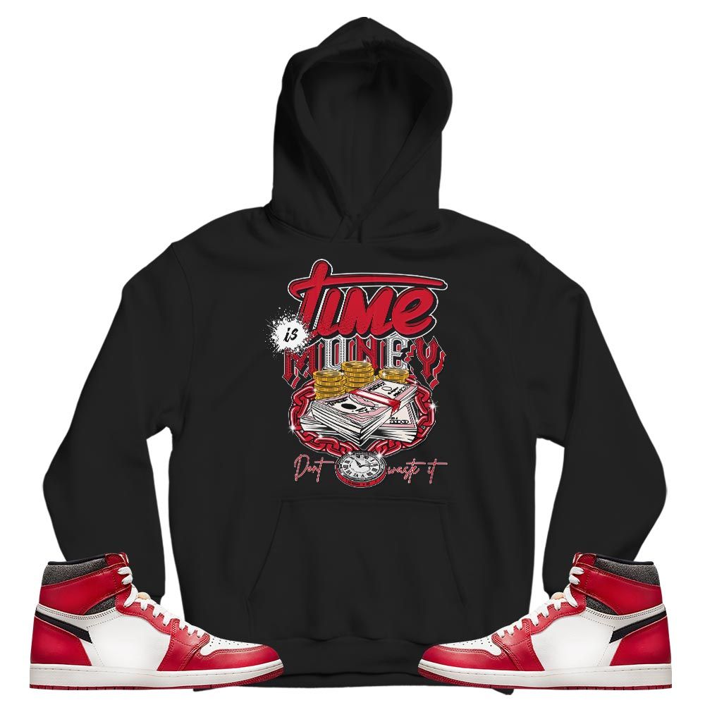 Time is Money Sneaker Shirt Match High OG Chicago 1s, Jordan 1 Lost Found Chicago MKO T-Shirt