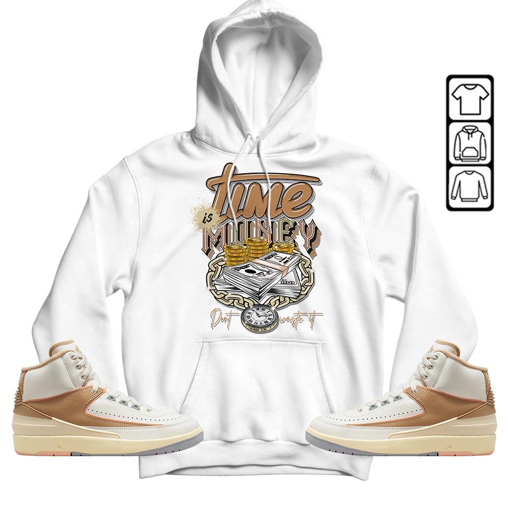 Time is Money Sneaker Shirt Match Retro Craft 2s, Jordan 2 Craft MKO T-Shirt
