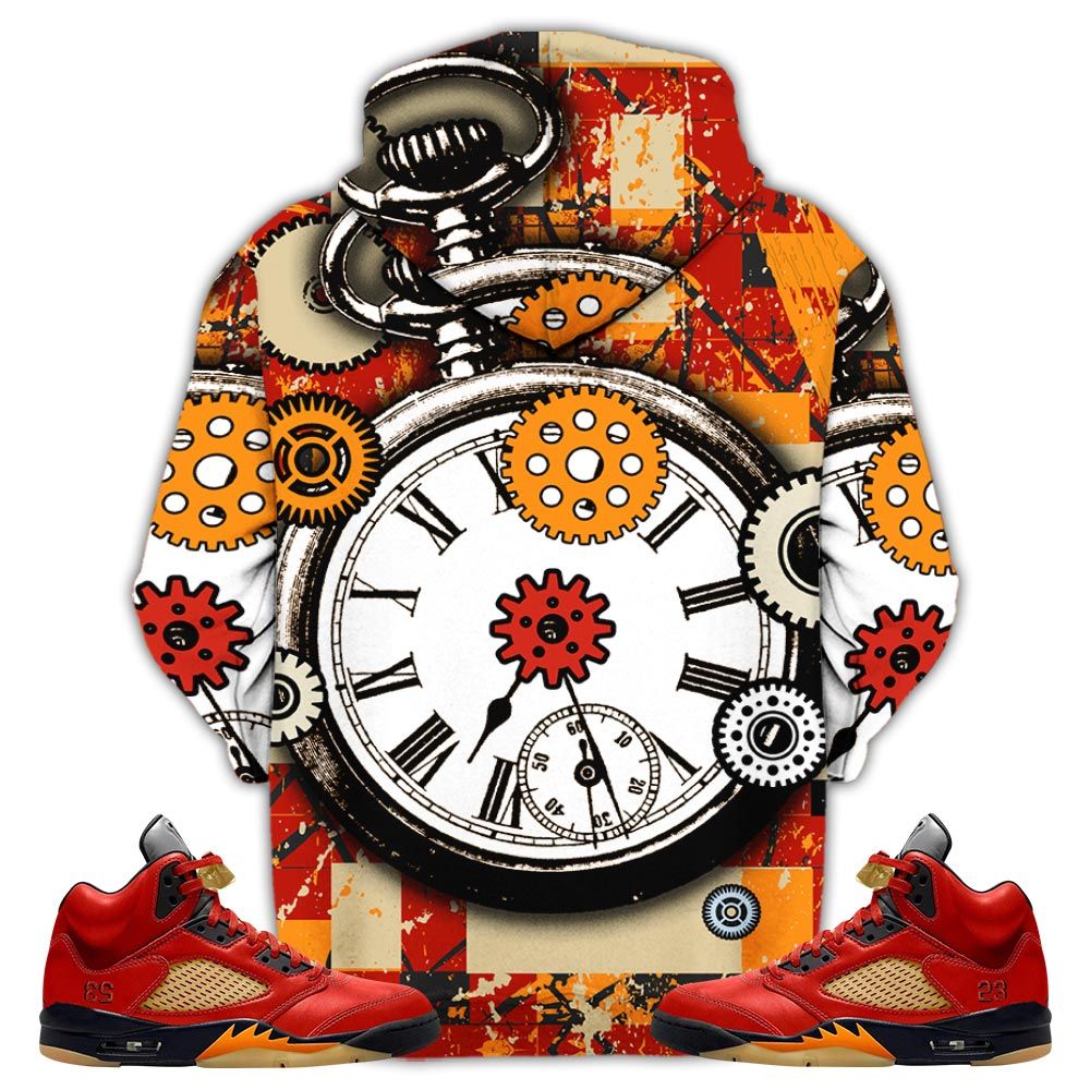 Time Is Money Sneaker Shirt Match Retro Mars For Her 5S, Jordan 5 Mars For Her Hoodie Sweatshirt Tee All Over Print MKO Shirt